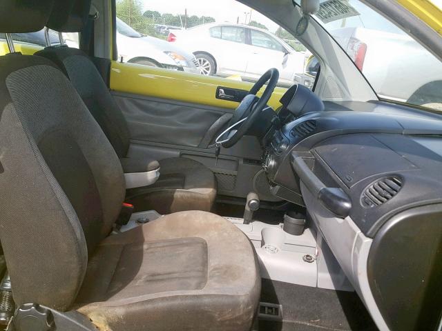 3VWCA21C7YM485967 - 2000 VOLKSWAGEN NEW BEETLE ყვითელი ფოტო 5