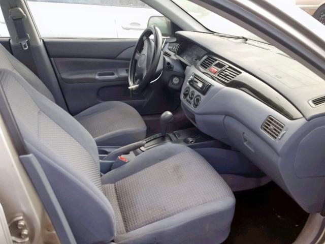 JA3AJ26E52U036941 - 2002 MITSUBISHI LANCER ES SILVER photo 5