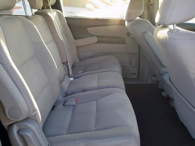 5FNRL5H45FB025991 - 2015 HONDA ODYSSEY EX GRAY photo 6