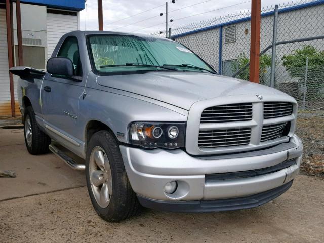 1D7HA16D14J127832 - 2004 DODGE RAM 1500 S SILVER photo 1