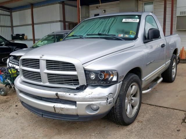 1D7HA16D14J127832 - 2004 DODGE RAM 1500 S SILVER photo 2