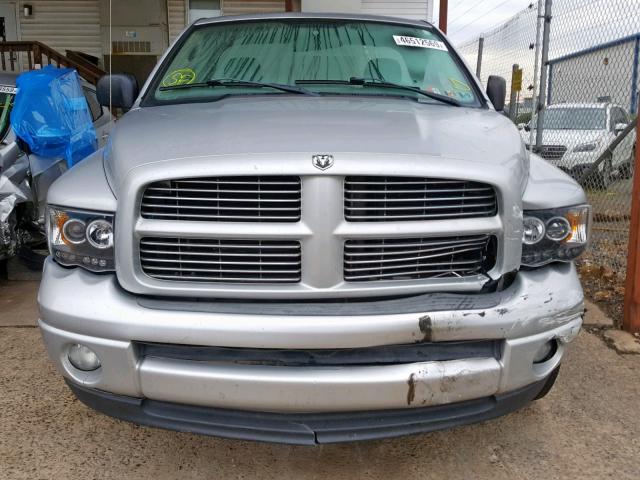 1D7HA16D14J127832 - 2004 DODGE RAM 1500 S SILVER photo 9