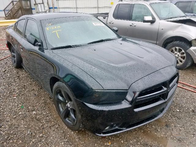 2C3CDXHG0DH537517 - 2013 DODGE CHARGER SX BLACK photo 1