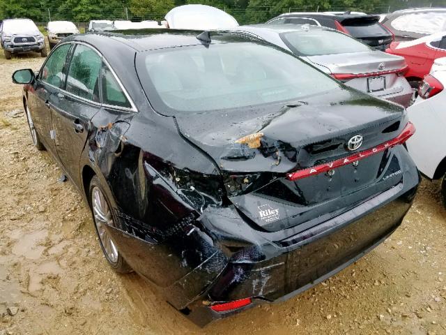 4T1BZ1FB0KU022892 - 2019 TOYOTA AVALON XLE BLACK photo 3