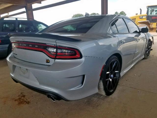 2C3CDXGJ0KH572018 - 2019 DODGE CHARGER SC SILVER photo 4