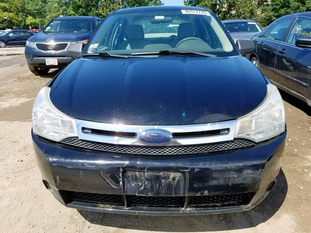 1FAHP34N98W263950 - 2008 FORD FOCUS S/SE BLACK photo 9