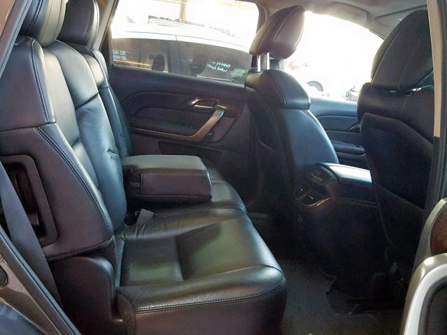 2HNYD2H25CH531052 - 2012 ACURA MDX GRAY photo 6