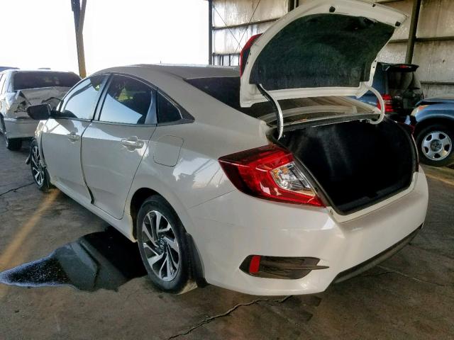 19XFC2F74JE012906 - 2018 HONDA CIVIC EX WHITE photo 3