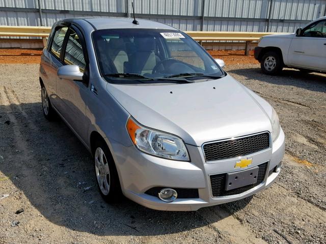 KL1TG6DEXAB114411 - 2010 CHEVROLET AVEO LT SILVER photo 1