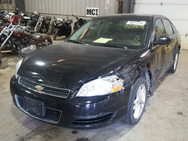 2G1WU583989245464 - 2008 CHEVROLET IMPALA LTZ BLACK photo 2