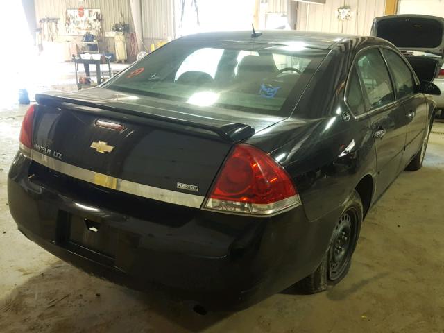 2G1WU583989245464 - 2008 CHEVROLET IMPALA LTZ BLACK photo 4