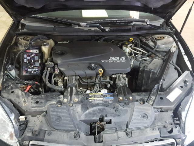 2G1WU583989245464 - 2008 CHEVROLET IMPALA LTZ BLACK photo 7