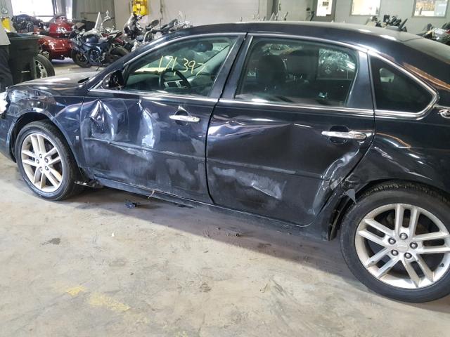 2G1WU583989245464 - 2008 CHEVROLET IMPALA LTZ BLACK photo 9