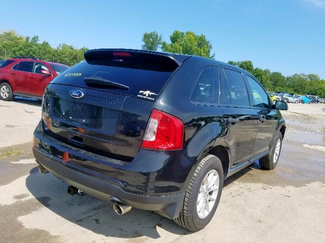 2FMDK3GC3DBC95608 - 2013 FORD EDGE SE BLACK photo 4