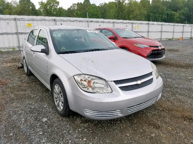 1G1AT58H097203745 - 2009 CHEVROLET COBALT LT SILVER photo 1