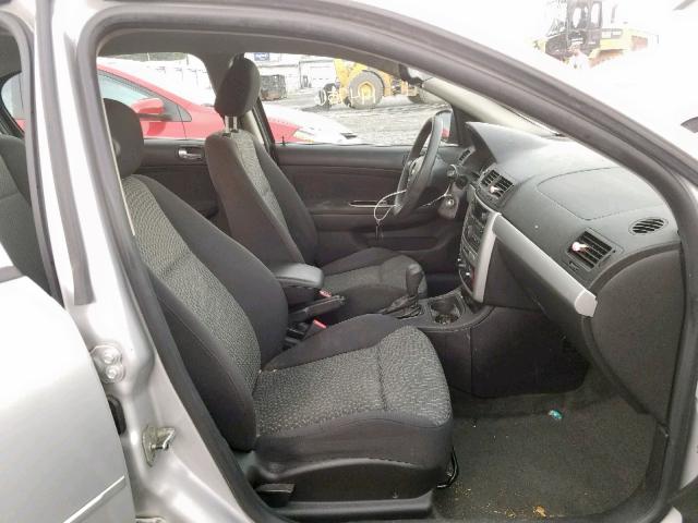 1G1AT58H097203745 - 2009 CHEVROLET COBALT LT SILVER photo 5