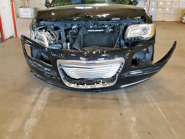 2C3CCAAG6CH129824 - 2012 CHRYSLER 300 BLACK photo 9