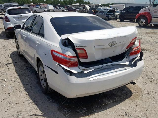 4T4BE46KX9R082885 - 2009 TOYOTA CAMRY BASE WHITE photo 3