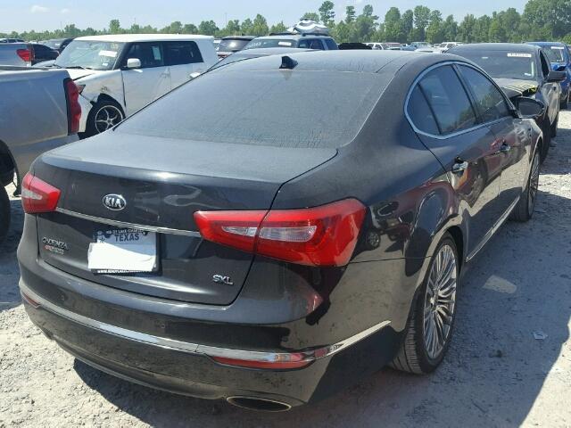 KNALN4D77F5175416 - 2015 KIA CADENZA PR BLACK photo 4