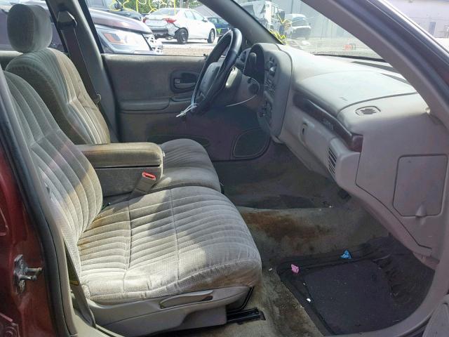 2G1WL52M3X9160946 - 1999 CHEVROLET LUMINA BAS Tünd qırmızı foto 5