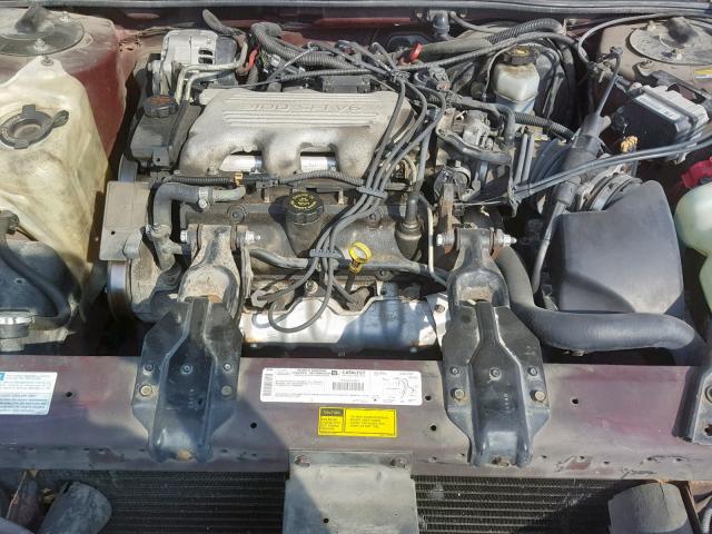 2G1WL52M3X9160946 - 1999 CHEVROLET LUMINA BAS Tünd qırmızı foto 7