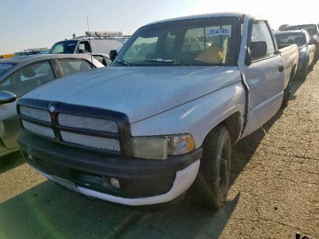 3B7KC23Z4VM516422 - 1997 DODGE RAM 2500 WHITE photo 2