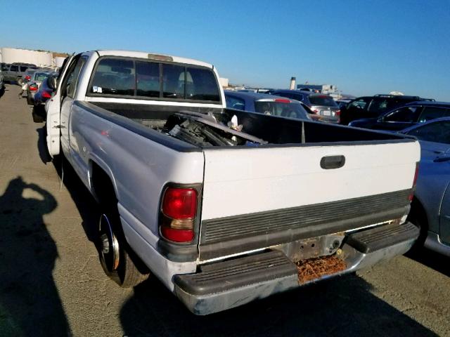 3B7KC23Z4VM516422 - 1997 DODGE RAM 2500 WHITE photo 3