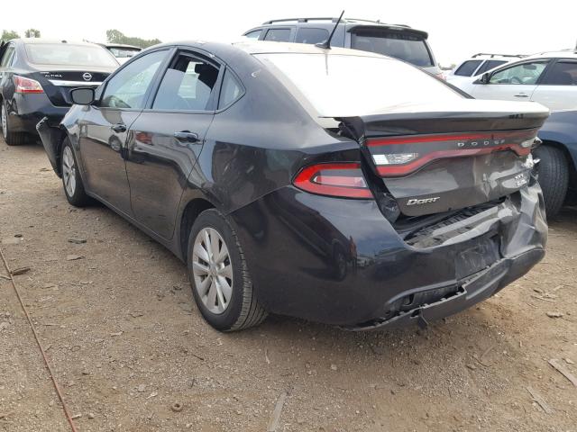 1C3CDFBB5ED913280 - 2014 DODGE DART SXT BLACK photo 3