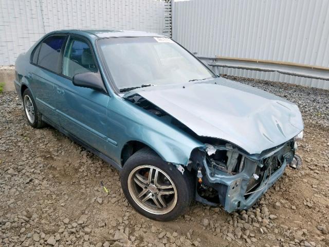 2HGEJ6611YH551777 - 2000 HONDA CIVIC BASE BLUE photo 1