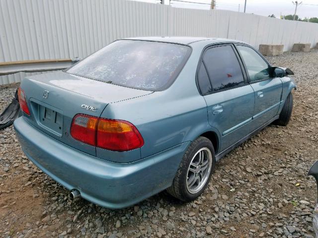 2HGEJ6611YH551777 - 2000 HONDA CIVIC BASE BLUE photo 4