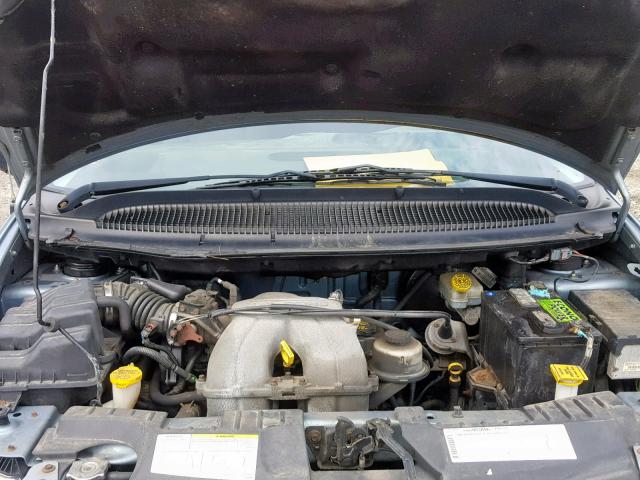 1D4GP25B45B182686 - 2005 DODGE CARAVAN SE GRAY photo 7