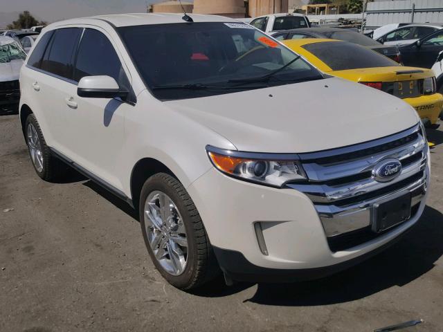 2FMDK3KC5BBB11371 - 2011 FORD EDGE LIMIT WHITE photo 1