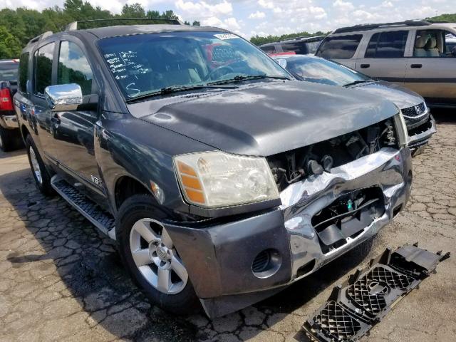 5N1AA08A96N702582 - 2006 NISSAN ARMADA SE GRAY photo 1