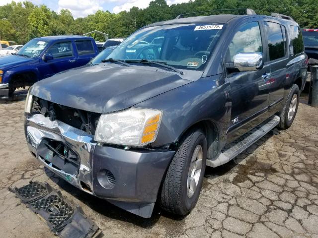 5N1AA08A96N702582 - 2006 NISSAN ARMADA SE GRAY photo 2