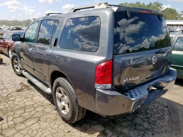 5N1AA08A96N702582 - 2006 NISSAN ARMADA SE GRAY photo 3