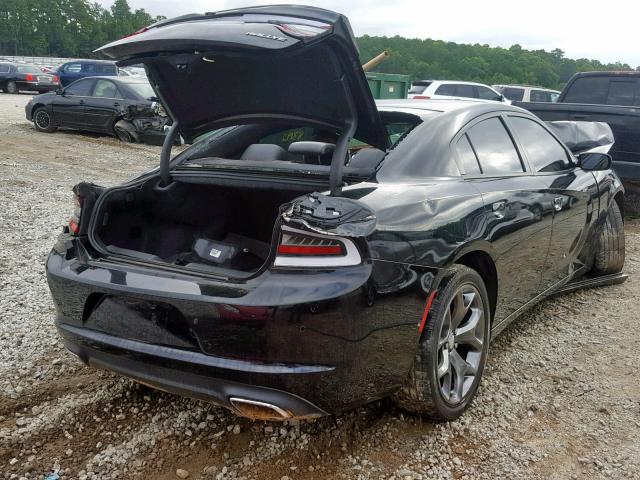 2C3CDXHG9FH874867 - 2015 DODGE CHARGER SX BLACK photo 4