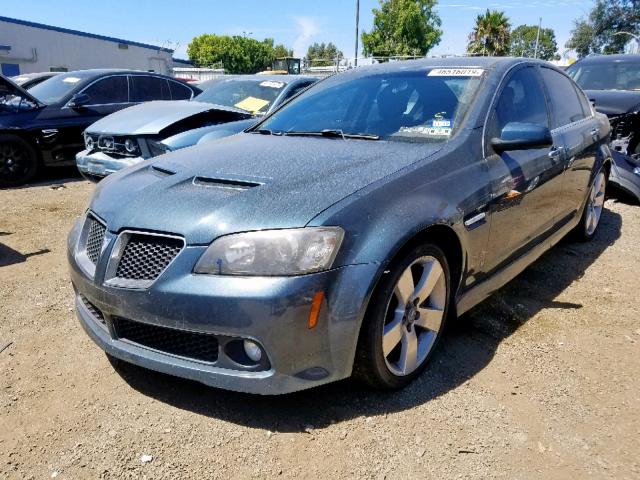 6G2EC57Y39L184570 - 2009 PONTIAC G8 GT BLUE photo 2