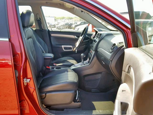 3GNFL4E55CS639430 - 2012 CHEVROLET CAPTIVA SP RED photo 5