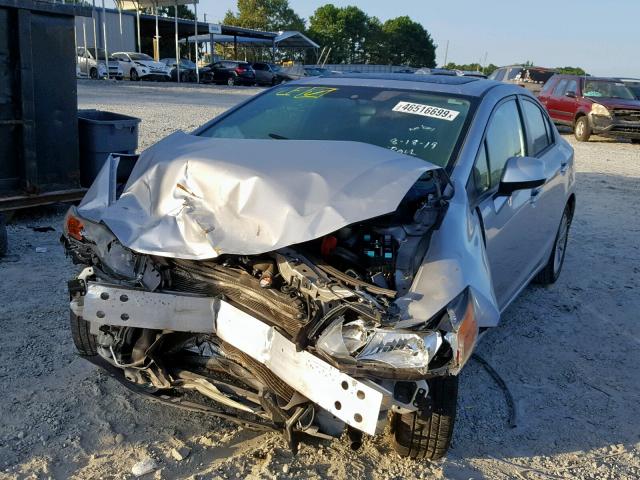 19XFB2F94CE038204 - 2012 HONDA CIVIC EXL 银色 照片 2