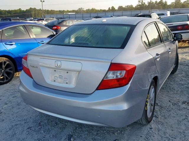 19XFB2F94CE038204 - 2012 HONDA CIVIC EXL 银色 照片 4