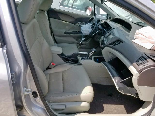 19XFB2F94CE038204 - 2012 HONDA CIVIC EXL 银色 照片 5