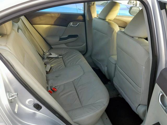 19XFB2F94CE038204 - 2012 HONDA CIVIC EXL 银色 照片 6