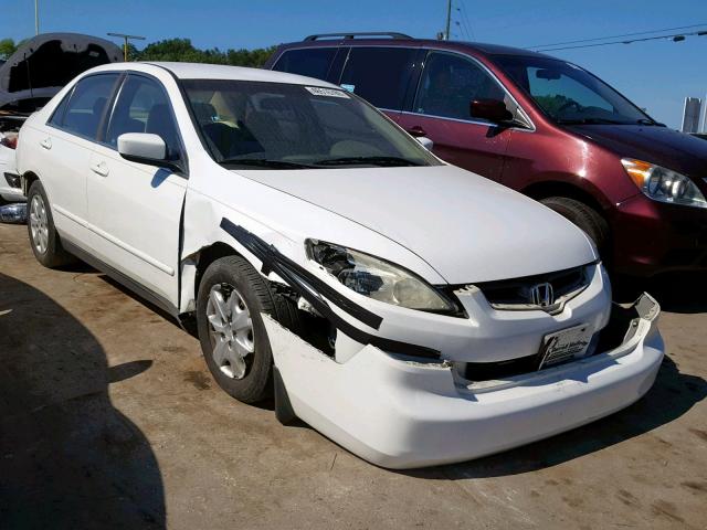 1HGCM56373A041161 - 2003 HONDA ACCORD LX WHITE photo 1