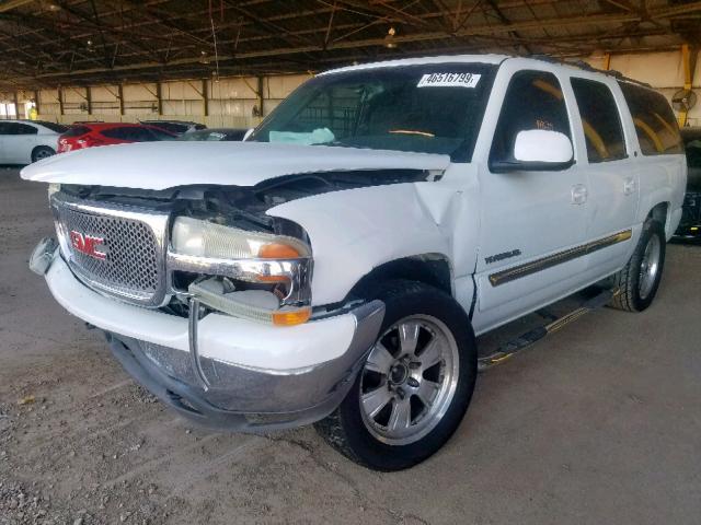 1GKEC16T72J266413 - 2002 GMC YUKON XL C WHITE photo 2