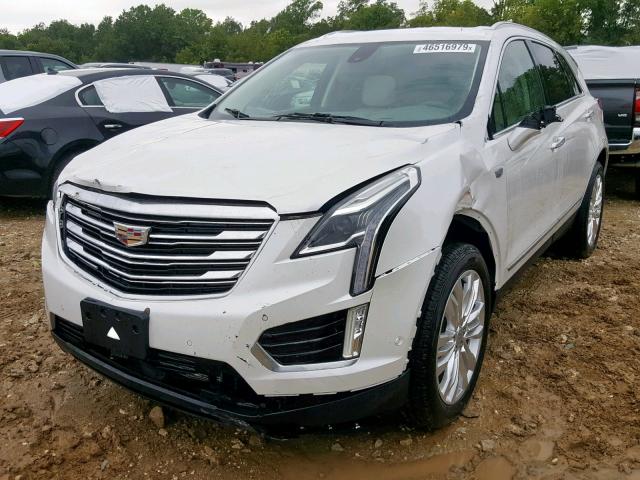 1GYKNFRS7KZ163173 - 2019 CADILLAC XT5 PREMIU WHITE photo 2