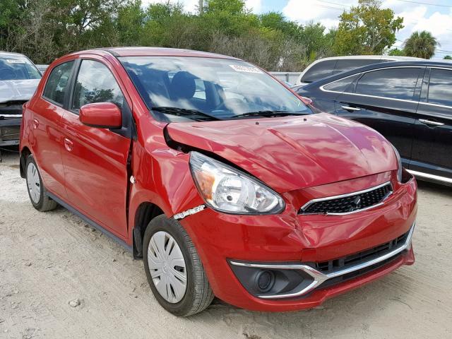 ML32A3HJ3JH005963 - 2018 MITSUBISHI MIRAGE ES RED photo 1