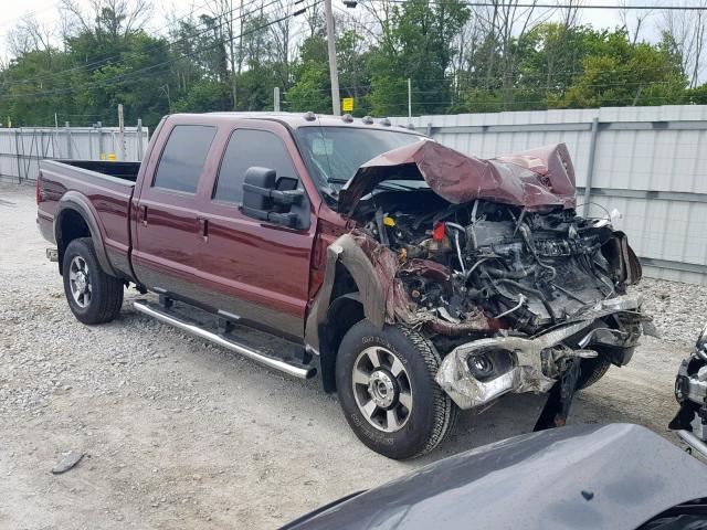 1FT8W3BT0GEC50345 - 2016 FORD F350 SUPER BURGUNDY photo 1