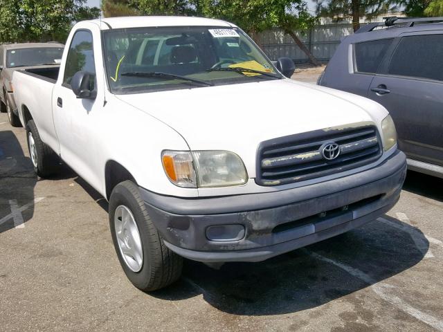 5TBJN32162S285051 - 2002 TOYOTA TUNDRA WHITE photo 1