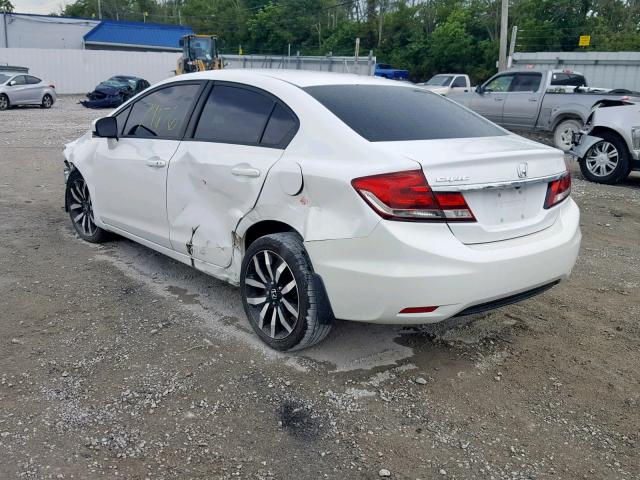 19XFB2F93FE063728 - 2015 HONDA CIVIC EXL 白色 照片 3