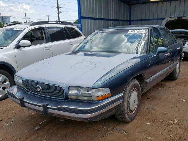 1G4HP52L3SH490310 - 1995 BUICK LESABRE CU GREEN photo 2